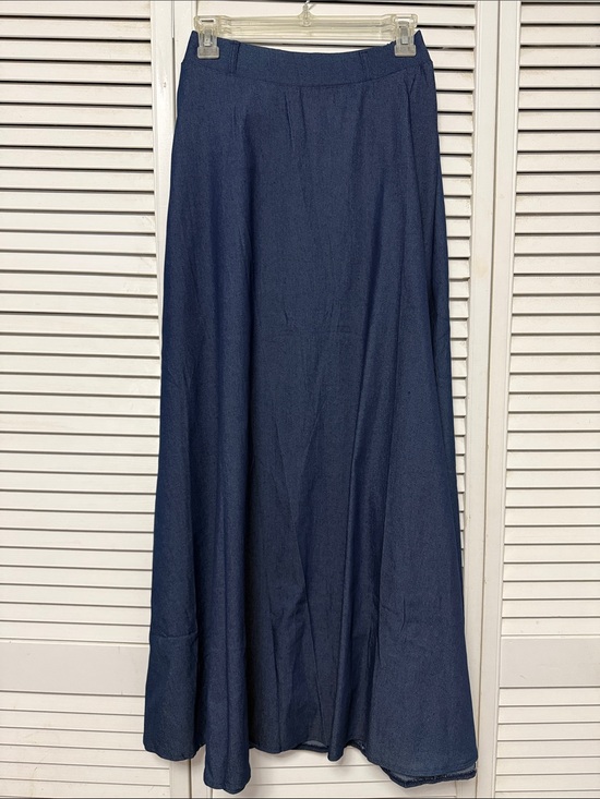 Dresses & Skirts - Classic Navy Maxi Skirt with Clean Waistband Sz L
